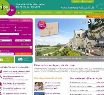 Réserver ses vacances sur Anjou Résa
