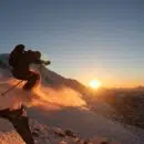 Ski hors piste en haute savoie