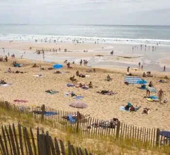 Plage de la tranche sur mer