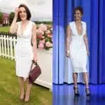 Jennifer Lopez et Michelle Dockery : qui porte le mieux la robe blanche ?