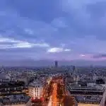 Une vue panoramique de Paris