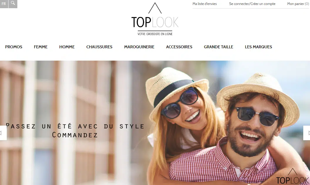 Toplook home page
