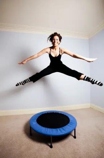 Gymnast on Trampoline