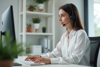 Télésecrétaire médical assistante à distance dans le secteur de la santé