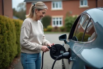 Borne de recharge pour voiture électrique à domicile