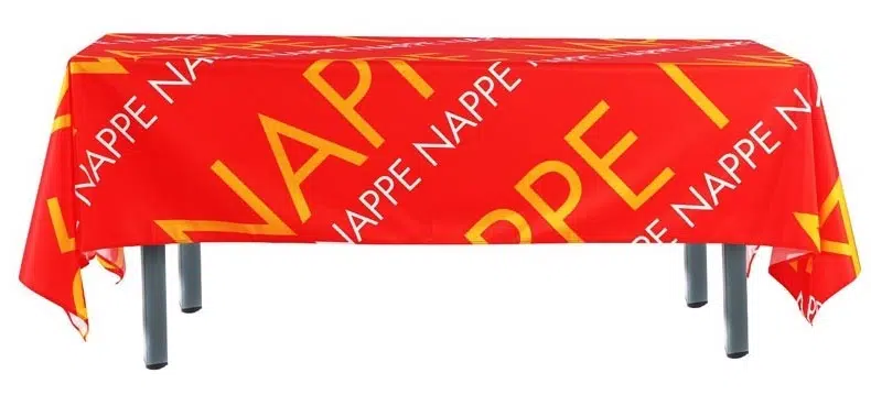 nappe personnalisée