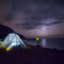 vacances en bord de mer nuit