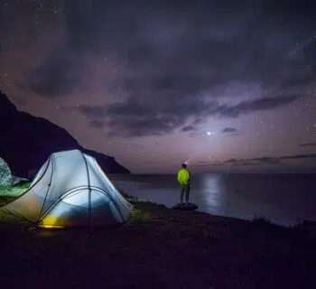 vacances en bord de mer nuit