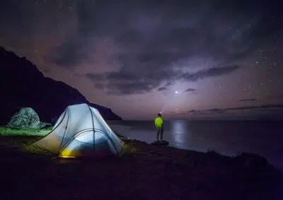 vacances en bord de mer nuit