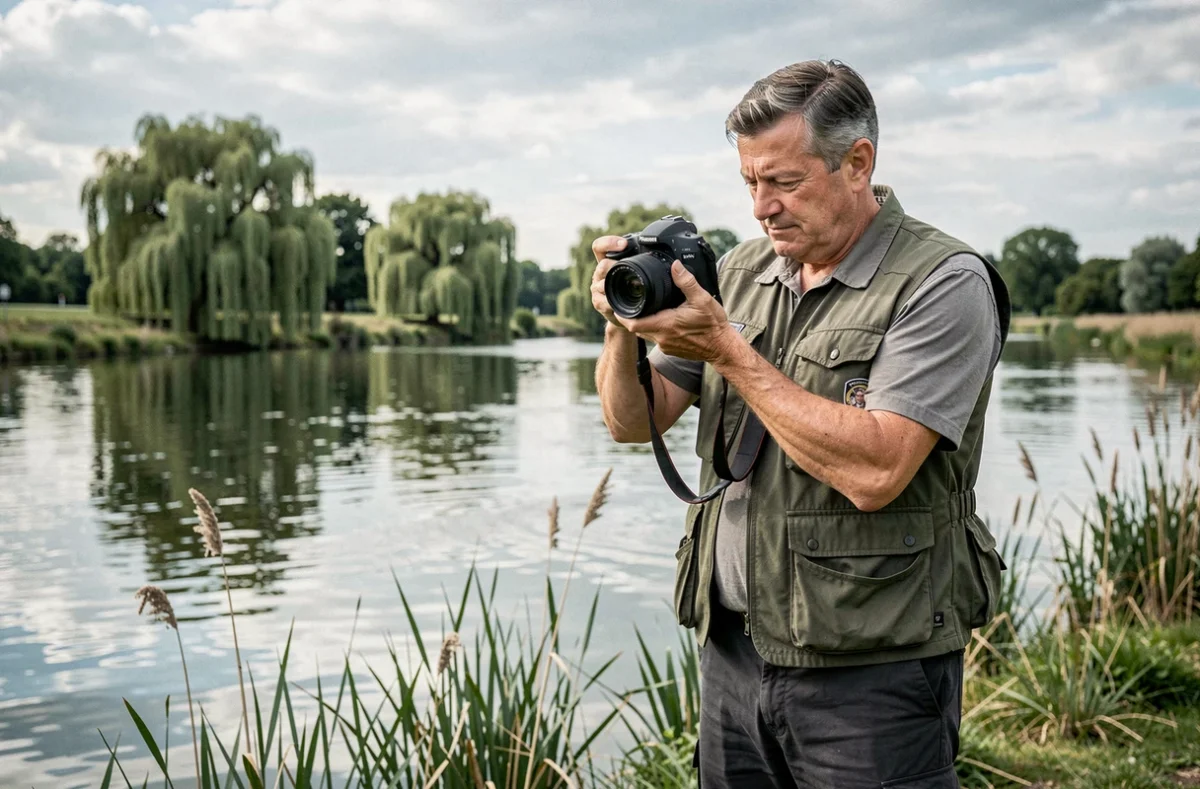 Photographe professionnel de Seine et Loing Images au bord de la rivière Loing près de Fontainebleau